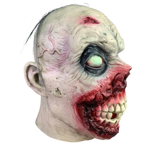 HAWILLOSCH Halloween Cosplay Maske Gruselige Teufelsmaske Für Horror Kostüme Schreckliche Maske Für Halloween Partys Ideal Für Erwachsene Und Kinder Perfekt Für Gruselige Auftritte Und von HAWILLOSCH