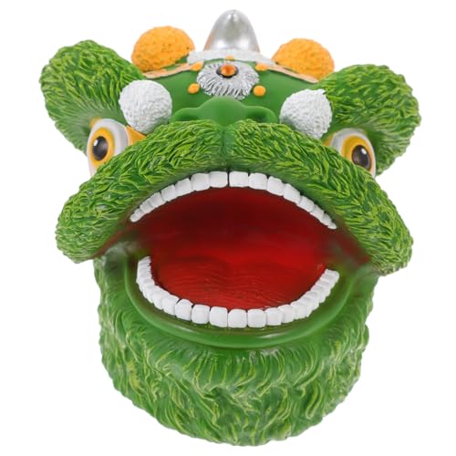 HAWILLOSCH Handpuppe die chinesen interaktives Spielzeug geschengutsein Kinderpädagogik Kinderhandpuppe Geschichtenerzählende Tierhandpuppen Cartoon-Tierpuppe Handspielzeug Plastik Green von HAWILLOSCH