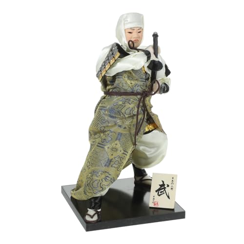 HAWILLOSCH Heimwerken Asiatische Puppenstatue Kriegerfigur Statue Im Japanischen Stil Dekoration Für Zu Hause Japanische Partydekoration Japanische Puppenfigur Japanische Festival von HAWILLOSCH