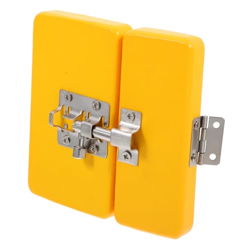 HAWILLOSCH Holz Türverriegelung für Sensorisches Busy Board Zubehör Fördert Feinmotorik Logisches Denken Handliche Glatte Oberfläche Lernspielzeug HAWILLOSCH Holz Türverriegelung für Sensorisches Busy Board Zubehör Fördert Feinmotorik Logisches Denken Handliche Glatte Oberfläche Lernspielzeug von HAWILLOSCH