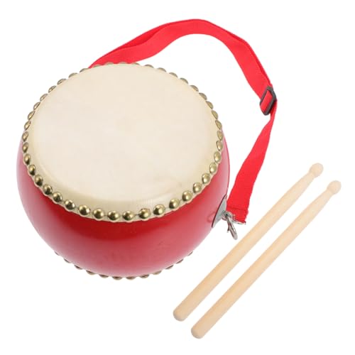 HAWILLOSCH Holzkuhhaut Trommel Pädagogisches Percussion Instrument Für Musikspielzeug Zur Der Musikalischen Entwicklung Und Motorikfähigkeiten von HAWILLOSCH