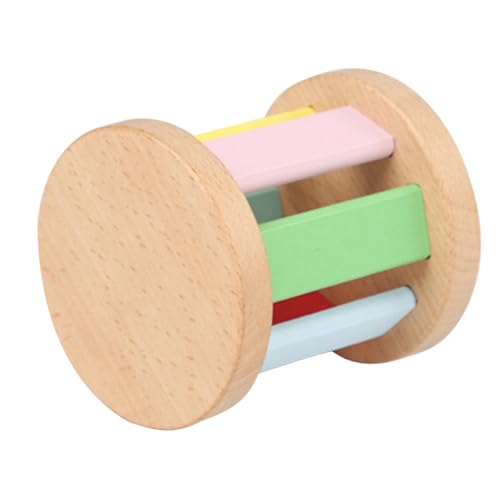 HAWILLOSCH 1stück Holzspielzeug Rassel Für Junge Mädchen Handgefertigte Holzrolle Mit Sanfter Oberfläche Fördert Die Sensorische Wahrnehmung Und Hand-Augen-koordination Für Neugeborene HAWILLOSCH 1stück Holzspielzeug Rassel Für Junge Mädchen Handgefertigte Holzrolle Mit Sanfter Oberfläche Fördert Die Sensorische Wahrnehmung Und Hand-Augen-koordination Für Neugeborene von HAWILLOSCH