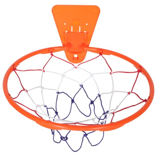 HAWILLOSCH Wandmontierter Basketballkorb Für Indoor Basketballkorb Mit Lautlosem Design Faltbar Ideal Für Zuhause Für Kleinkinder Und Jugendliche Großer Basketballkorb von HAWILLOSCH