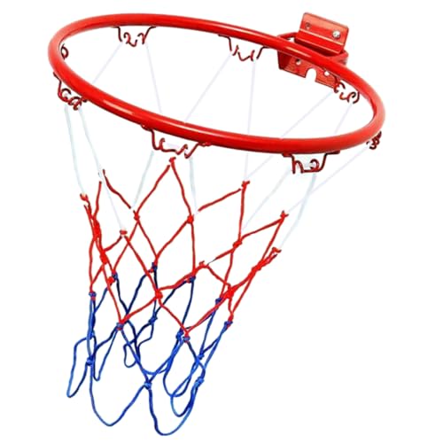 HAWILLOSCH Indoor Basketballkorb Für Durchmesser Roter Aufhängekorb Ideales Für Jungen Basketball Rack Für Kindergarten Und Spielzimmer von HAWILLOSCH