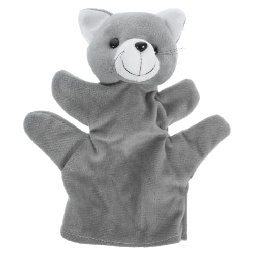 HAWILLOSCH Katzen Handpuppen Spielzeug Plüschtier Handpuppen Handpuppen Für Babys Plüsch Handpuppen Geschichtenerzählpuppen Puppen Für Kleinkinder 1–3 Kinder Handpuppe Tierpuppe von HAWILLOSCH