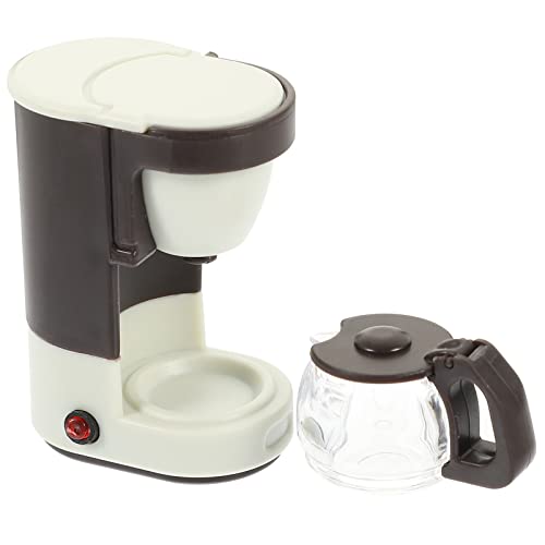 HAWILLOSCH Kinder Kaffeemaschine Mit Geräusch | Mini Puppenhaus Kaffeemaschine | Spielküchenzubehör | Realistische Funktionen | Spielzeug Kaffeemaschine Für Kinder Ab 3 Jahren von HAWILLOSCH