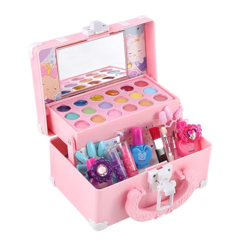 HAWILLOSCH Kinderkosmetik Make Up Set Für Mädchen Lernspielzeug Für Kinder Lernspielzeug Für Kinder Make Up Set Für Kinder Make Up Set Für Kleine Mädchen Kinderspielzeug Kinderanzug von HAWILLOSCH