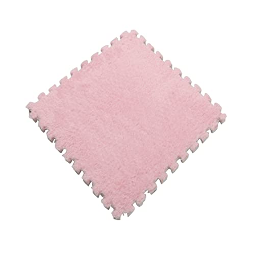 HAWILLOSCH Kinderteppich turnmatten Gymnastics Matte Kinder spieldecke Schaumstoff-Fußmatten für Kinder Spielmatten für Kleinkinder Puzzle-Spielmatte für Kinder Puzzlematte für Kinder Rosa von HAWILLOSCH