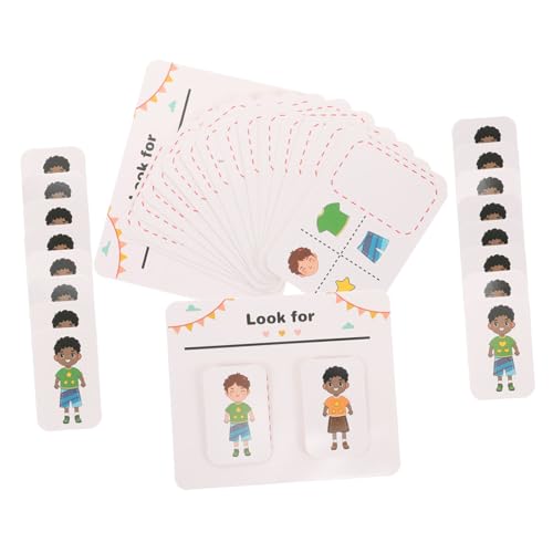 HAWILLOSCH Kognitive Entwicklungsspielkarten für Reverses Logisches Denken Kreatives Problemlösen Vielfältige Themen Pädagogisches Lernspielzeug für Vorschulkinder Jungen Mädchen HAWILLOSCH Kognitive Entwicklungsspielkarten für Reverses Logisches Denken Kreatives Problemlösen Vielfältige Themen Pädagogisches Lernspielzeug für Vorschulkinder Jungen Mädchen von HAWILLOSCH