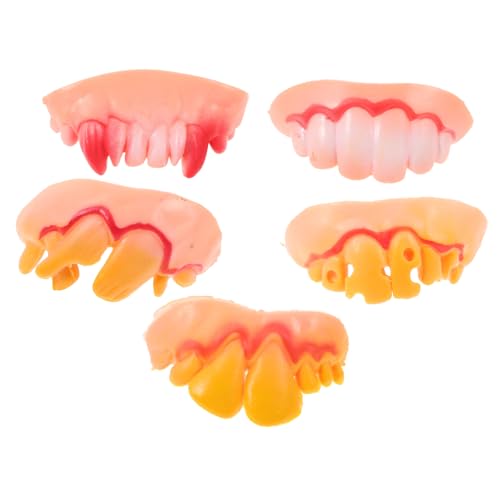 HAWILLOSCH Lustige Künstliche Zähne Falsche Zähne Prop Für Halloween Ostern Und Maskenbälle Zufällige Formen HAWILLOSCH Lustige Künstliche Zähne Falsche Zähne Prop Für Halloween Ostern Und Maskenbälle Zufällige Formen von HAWILLOSCH
