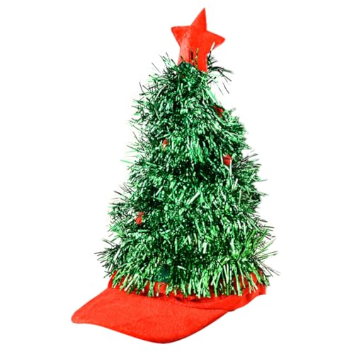 HAWILLOSCH Lustiger Weihnachtsbaum Hut Party Kostü Weihnachtsmütze Für Festlichkeiten Ideal Für Weihnachten Und Cosplay Witzige Verkleidung Für Festliche Anlässe von HAWILLOSCH