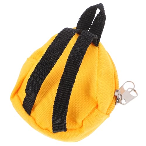 HAWILLOSCH Miniatur Puppe Rucksack Tasche Für Puppen Simulation Schultasche Modell Dekorative Mini Schultasche Für Puppen Mini Rucksack Ornament Für Puppenhaus von HAWILLOSCH