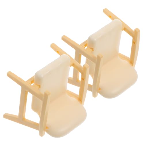 HAWILLOSCH Miniatur öbel Set Tiny Sofa Armchair Für Puppenhaus Mini Stuhl Deko Für Wohnräume Und Kreative Szenen Perfekt Für DIY Miniaturprojekte von HAWILLOSCH