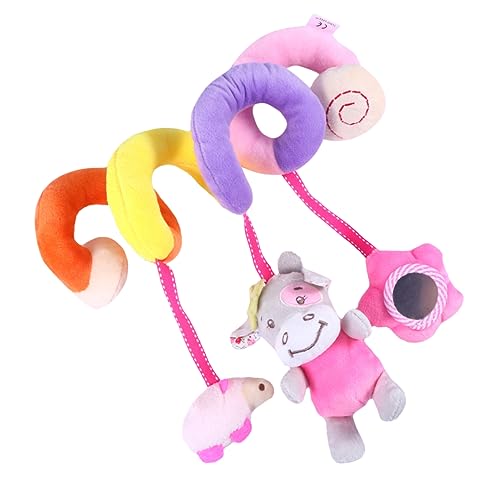 HAWILLOSCH Multifunktionales Spiralsitzspielzeug mit Klingel für Junge Mädchen Weiches Plüschmaterial Sicher und Leicht zum Befestigen an Kinderwagen Babyschale oder Laufstall Fördert HAWILLOSCH Multifunktionales Spiralsitzspielzeug mit Klingel für Junge Mädchen Weiches Plüschmaterial Sicher und Leicht zum Befestigen an Kinderwagen Babyschale oder Laufstall Fördert von HAWILLOSCH
