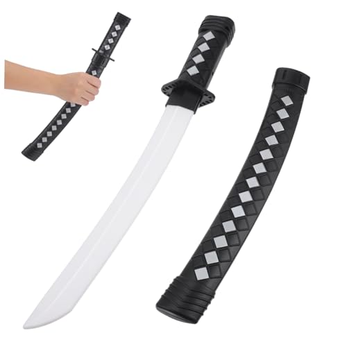 HAWILLOSCH Ninja-Spielzeug Spielzeuge Tragbares Kinderspielzeug Partykinderspielzeug Partyspielzeug Halloween-spielzeugschwert Cosplay Japanisches Kreatives Plastik Black von HAWILLOSCH