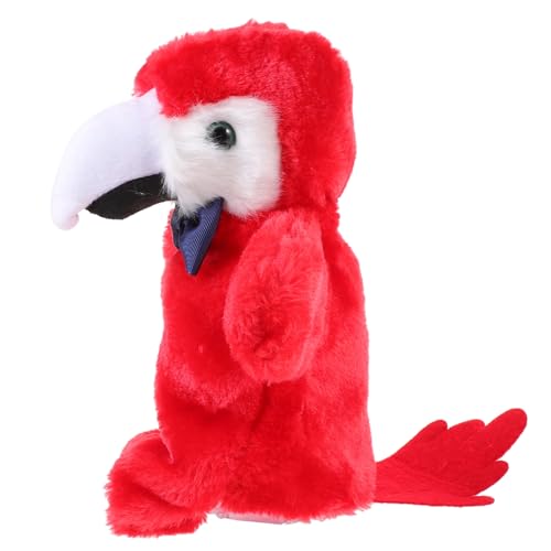 HAWILLOSCH Papageienpuppe Leistungsqualitäten Handpuppe für interaktive Tiere Handpuppe Kuscheltiere Kindertiere Marionette für Papagei Handpuppe PP Baumwolle von HAWILLOSCH