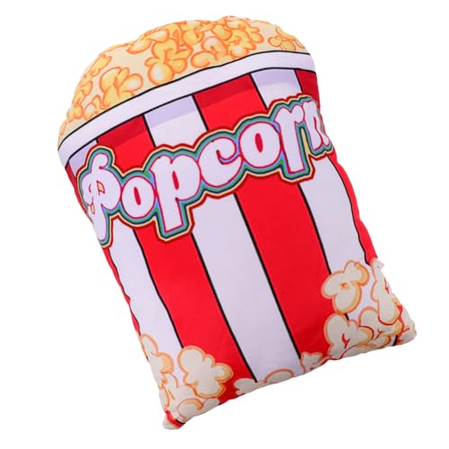 HAWILLOSCH Popcorn-Kissen Plüschtiere lustiges Plüschkissen -Stofftier Popcorn-Plüschtier Büro-Rückenkissen Cute Pillow kollegen Cushion Sofakissen Cartoon-Kissen PP Baumwolle von HAWILLOSCH