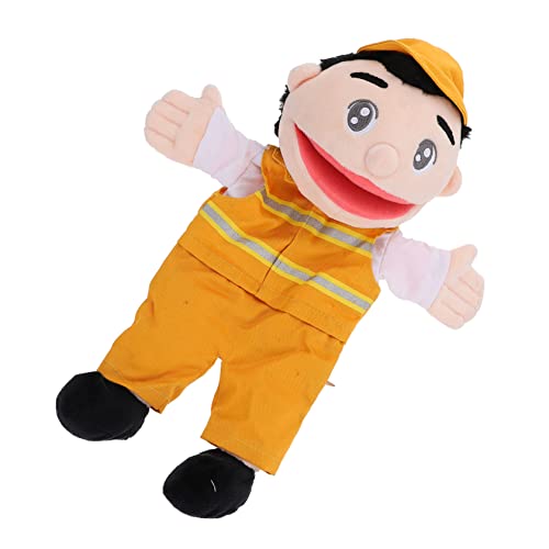 HAWILLOSCH Professionelle Spielzeug-handpuppe Handpuppe Für Kinder Plüsch-handpuppen Handpuppe Plüsch Kuscheltiere Für Kinder Geschichtenerzählende Handpuppen Babypuppen Orange Pp Baumwolle von HAWILLOSCH