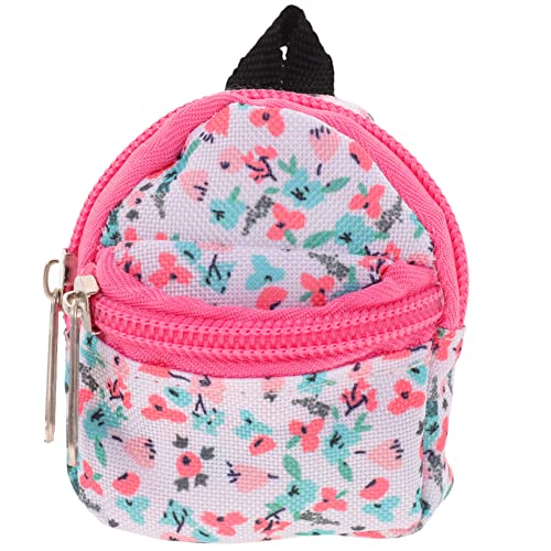 HAWILLOSCH Puppenrucksack Puppenschrank Miniaturen Rucksack Für Kleine Mädchen Miniatur-puppenhaus-Rucksack Kleiner Rucksack Für Puppe Mysteriöses Spielzeug Tasche Kohlbeet-Puppen Polyester von HAWILLOSCH