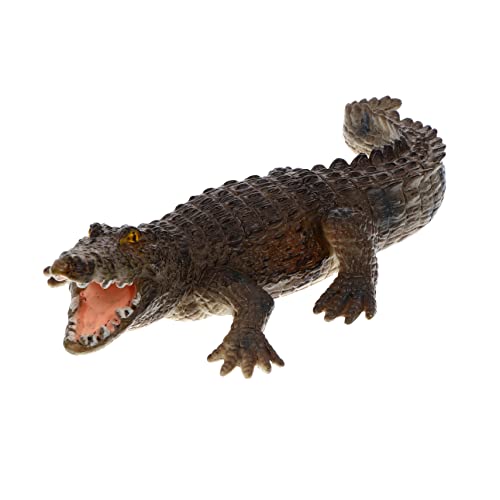 HAWILLOSCH Realistisches Krokodilmodell für Stabiles Nicht Bruchanfälliges Lernspielzeug zur Frühkindlichen Bildung Naturgetreues Statisches Tierornament für Vorschulkinder HAWILLOSCH Realistisches Krokodilmodell für Stabiles Nicht Bruchanfälliges Lernspielzeug zur Frühkindlichen Bildung Naturgetreues Statisches Tierornament für Vorschulkinder von HAWILLOSCH