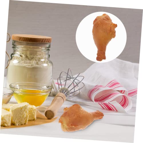 HAWILLOSCH Realistisches Künstliches Gebratenes Hähnchenschenkel Modell Verschleißfestes Material Detailgetreue Imitation für Dekoration Food Display Restaurant und Fotografie Vielseitige HAWILLOSCH Realistisches Künstliches Gebratenes Hähnchenschenkel Modell Verschleißfestes Material Detailgetreue Imitation für Dekoration Food Display Restaurant und Fotografie Vielseitige von HAWILLOSCH