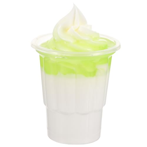 HAWILLOSCH Requisiten für Eiscreme-Displays Künstliches Lebensmittel-Prop Eisformen simuliertes EIS gefälschte Kuchenmodelle EIS Foto falsches EIS Eiscreme-Display-Requisite für Geschäft PVC von HAWILLOSCH