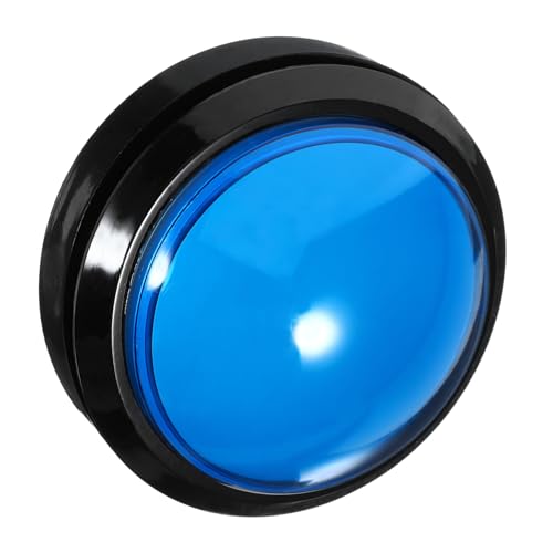 HAWILLOSCH Responder-Spielzeug große druckknöpfe Spielbuzzer Buzzer-Alarmknopf Spielzeugbuzzer elektronischer Antwortgeber Blaue Spielshow Quiz-Buzzer Knopfspielzeug digitaler Responder Blue von HAWILLOSCH