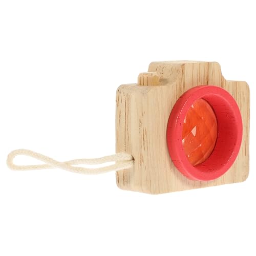 HAWILLOSCH Rotes Vintage Spielzeug Party Spielzeug Kinderspielzeug Holz Kunststoff Kinderspielzeug von HAWILLOSCH