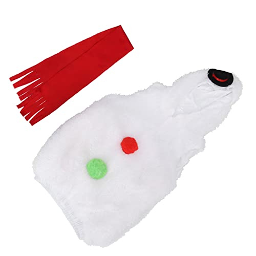 HAWILLOSCH Schneemann-kostüme für Jungen und Mädchen Weihnachts-schneemann-Cosplay-Kleidung Größe 110 cm von HAWILLOSCH