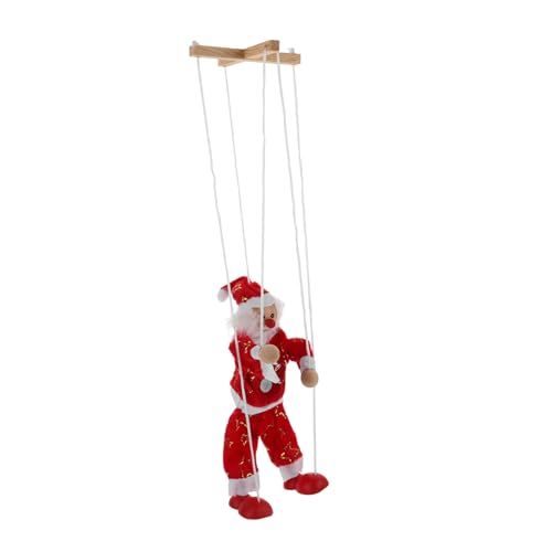 HAWILLOSCH Schnur Weihnachtspuppe Weihnachtsmann Figuren Marionettenspielzeug Weihnachtsmann Spielzeug Weihnachtsmannpuppe Weihnachtsspielzeug Marionettenpuppe Kinderspielzeug von HAWILLOSCH