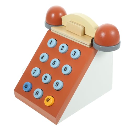 HAWILLOSCH Simulation Vintage Telefon Spielzeug Aus Für Kleinkinder Frühes Lernspielzeug Zur Der Motorik Und Kreativität Ideal Für Fantasievolles Spielen von HAWILLOSCH