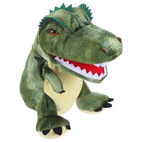 HAWILLOSCH Simulierte üsch Dinosaurierpuppe Interaktive Handpuppe Für Eltern Kind Spiele Ideales Puppenspielzeug Für Kinder Weich Und Kuschelig Perfektes Für Kleine Dino Fans von HAWILLOSCH