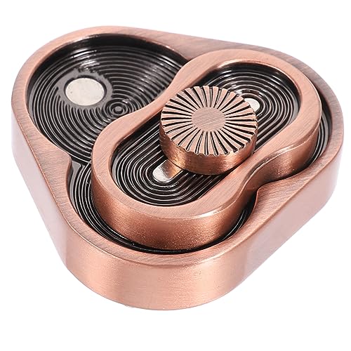 HAWILLOSCH Metallischer Fidget Slider Dreieck Stressabbau Für Büro Und Zuhause Indoor Zur Entspannung Hochwertiger Fidget Slider Aus Antikem von HAWILLOSCH