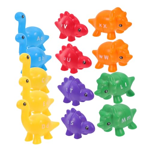 HAWILLOSCH Teiliges Dinosaurier Buchstaben Lernspielzeug für Montessori Alphabet Zuordnungsspiel mit Dinosaurier Figuren und Praktischem Aufbewahrungsbeutel Fördert Frühe Buchstaben und HAWILLOSCH Teiliges Dinosaurier Buchstaben Lernspielzeug für Montessori Alphabet Zuordnungsspiel mit Dinosaurier Figuren und Praktischem Aufbewahrungsbeutel Fördert Frühe Buchstaben und von HAWILLOSCH