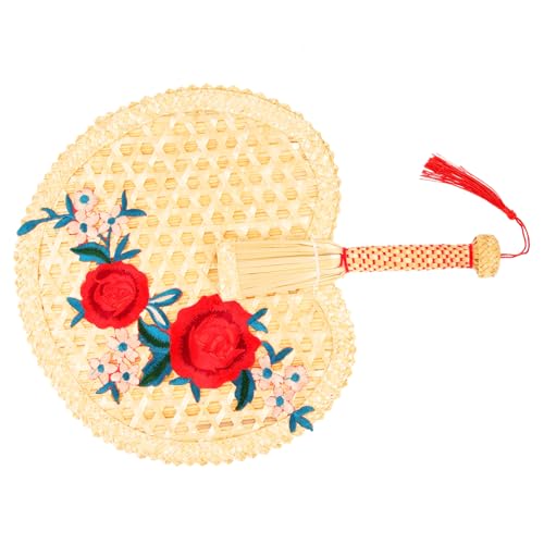 HAWILLOSCH Tragbarer großer Sommerfan Rattan Handheld -Fan Handventilator Lüfter natürlicher Handfächer gewebter Fächer handgefertigte Fächer gewebte Fans handhaben Handwebfan HAWILLOSCH Tragbarer großer Sommerfan Rattan Handheld -Fan Handventilator Lüfter natürlicher Handfächer gewebter Fächer handgefertigte Fächer gewebte Fans handhaben Handwebfan von HAWILLOSCH