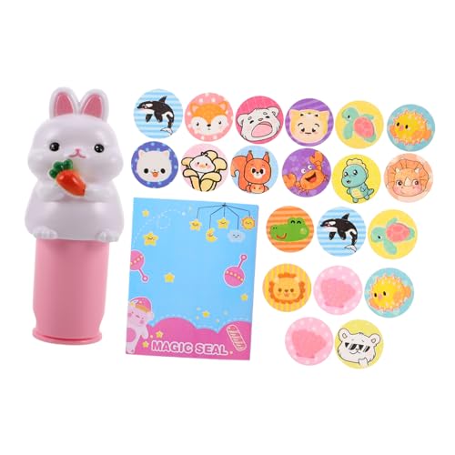 HAWILLOSCH Wasserdichtes Stempelset mit Niedlichen Cartoon Motiven Wiederbefüllbar DIY Bastelspielzeug für Jungen und Mädchen Fördert Kreativität und Manuelle Fähigkeiten Inklusive Hasen HAWILLOSCH Wasserdichtes Stempelset mit Niedlichen Cartoon Motiven Wiederbefüllbar DIY Bastelspielzeug für Jungen und Mädchen Fördert Kreativität und Manuelle Fähigkeiten Inklusive Hasen von HAWILLOSCH