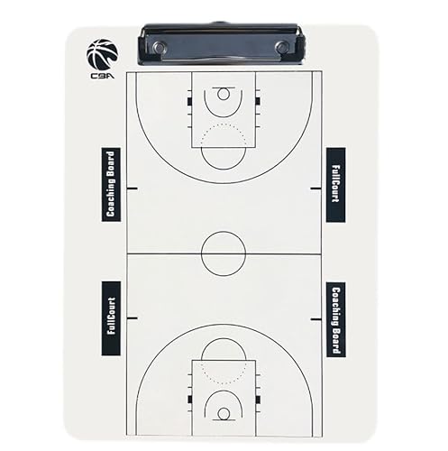 Fußball-Taktik-Tafel, Basketball-Taktiktafel, magnetische Basketball-Taktiktafel, doppelseitiges taktisches Basketball-Whiteboard, Coaching-Tafel-Ausrüstung, tragbar von HBALDTEDC