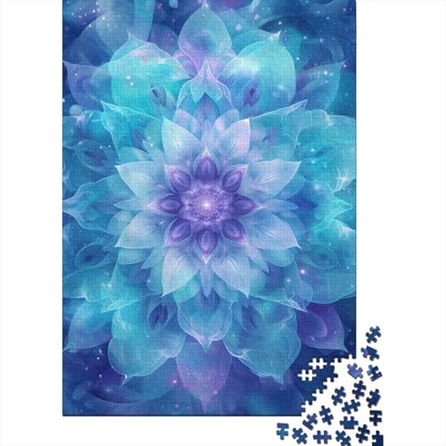 Chrysantheme Puzzle 1000 Teile,für Erwachsene, Impossible Puzzle,farbenfrohes Legespiel,Geschicklichkeitsspiel Für Die Ganze Familie,Erwachsenenpuzzle Puzzel 1000pcs (75x50cm) von HBAOEEURT