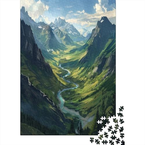 Flüsse Puzzle 500 Teile Erwachsener Kniffel Spaß Für Die Ganze Familie - Abwechslungsreiche 500 Puzzleteilige Motive Puzzle Erwachsene, Puzzel 500pcs (52x38cm) von HBAOEEURT