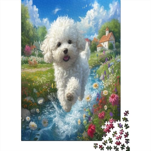 Hund Puzzlespiel 1000 Teile Für Erwachsene, Einzigartige Kunstwerke Und Vorlage - Geburtstagsgeschenk - Spaßige Puzzles Mit Überraschung Von Puzzle in A Bag Puzzel 1000pcs (75x50cm) von HBAOEEURT