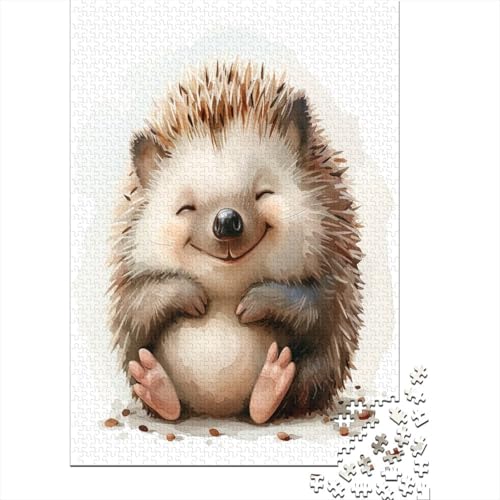 Igel Puzzle 500 Teile Erwachsener Kniffel Spaß Für Die Ganze Familie - Abwechslungsreiche 500 Puzzleteilige Motive Puzzlespiel Erwachsene, Puzzel 500pcs (52x38cm) von HBAOEEURT