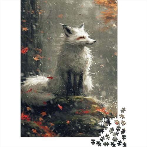 Jungle Fuchs Puzzle 300 Teile,Puzzle Für Erwachsene, Impossible Puzzle,Puzzle 300 Puzzle Home DekoRatteion Puzzle,Erwachsenenpuzzle Puzzel 300pcs (40x28cm) von HBAOEEURT