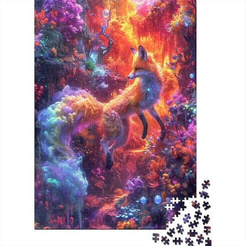 Jungle Fuchs Puzzle 500 Teile Für Erwachsene Und Kinder Ab 14 Jahrenfür Stressabbauer Puzzlespiel Erwachsenen Puzzlespiel Puzzel 500pcs (52x38cm) von HBAOEEURT