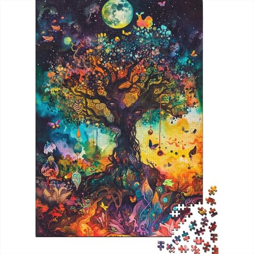 Lebensbaum Puzzle 500 Teile Für Erwachsene Und Kinder Ab 14 Jahrenfür Stressabbauer Puzzlespiel Erwachsenen Puzzlespiel Puzzel 500pcs (52x38cm) von HBAOEEURT