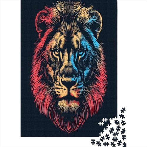 Löwe Puzzle 500 Teile Erwachsener Kniffel Spaß Für Die Ganze Familie - Abwechslungsreiche 500 Puzzleteilige Motive Puzzlespiel Erwachsene, Puzzel 500pcs (52x38cm) von HBAOEEURT