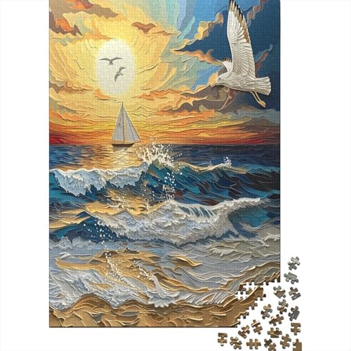 Möwe Puzzle 300 Teile Puzzles Für Erwachsene Klassische Puzzles 300 Teile Erwachsene Puzzlespiel Erwachsene 300 Teile Erwachsenen Puzzlespiel Puzzel 300pcs (40x28cm) von HBAOEEURT