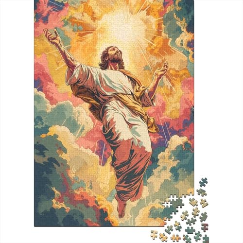 Mythischer Jesus Puzzle 300 Teile Erwachsener Kniffel Spaß Für Die Ganze Familie - Abwechslungsreiche 300 Puzzleteilige Motive Puzzle Erwachsene, Puzzel 300pcs (40x28cm) von HBAOEEURT