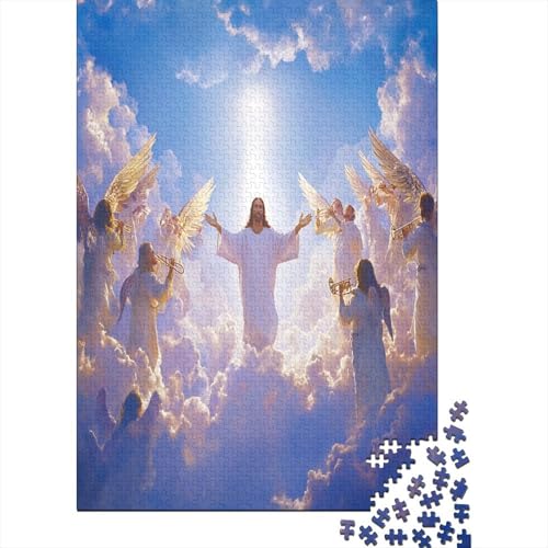 Mythischer Jesus Puzzle 300 Teile Puzzle Für Erwachsene Und Kinder Ab 14 Jahren Puzzel 300pcs (40x28cm) von HBAOEEURT