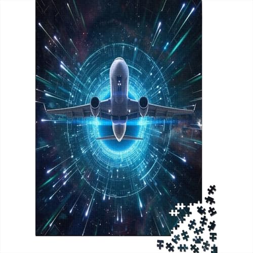 Passagierflugzeug Puzzle 300 Teile,Puzzle Für Erwachsene, Impossible Puzzle,Puzzle 300 Puzzle Home DekoRatteion Puzzle,Erwachsenenpuzzle Puzzel 300pcs (40x28cm) von HBAOEEURT