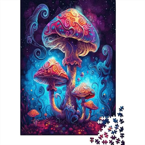 Pilz Puzzlespiel 500 Teile Puzzle Für Erwachsene Und Kinder Ab 14 Jahren, Puzzle Erwachsenen Puzzlespi Puzzel 500pcs (52x38cm) von HBAOEEURT